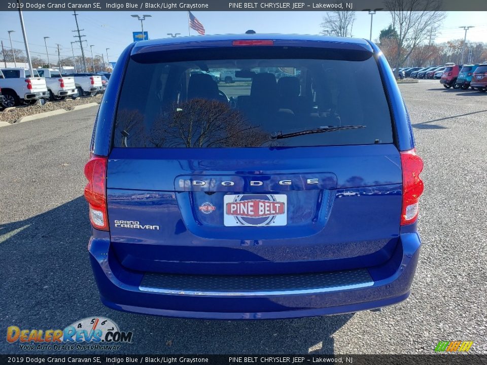 2019 Dodge Grand Caravan SE Indigo Blue / Black/Light Graystone Photo #5