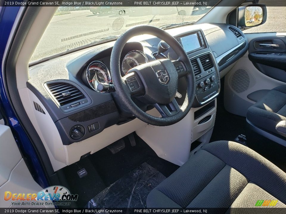 2019 Dodge Grand Caravan SE Indigo Blue / Black/Light Graystone Photo #7