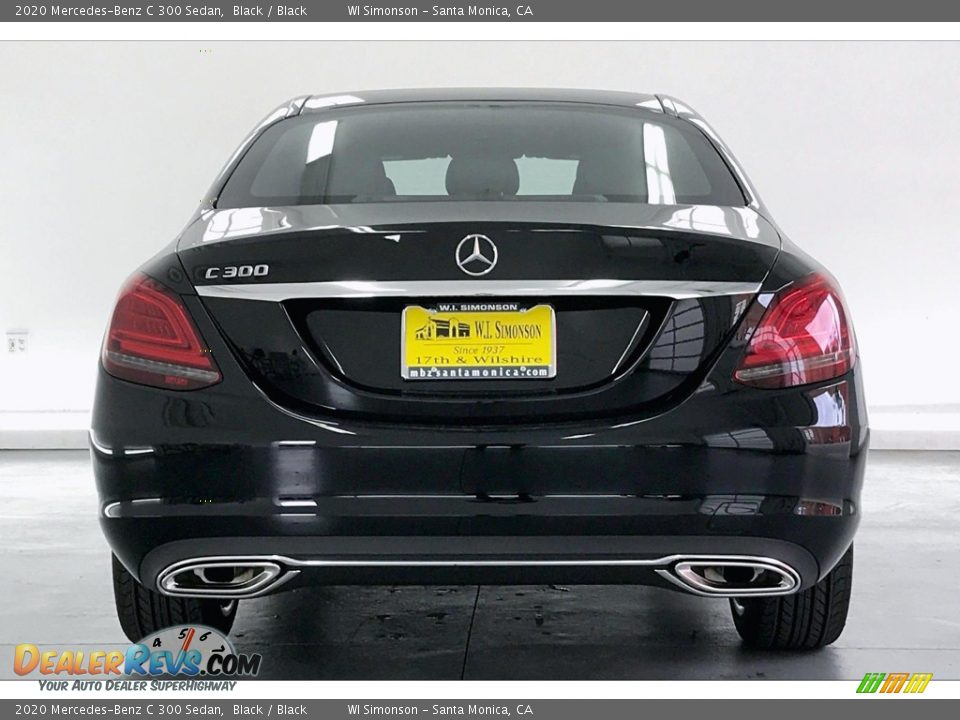 2020 Mercedes-Benz C 300 Sedan Black / Black Photo #3
