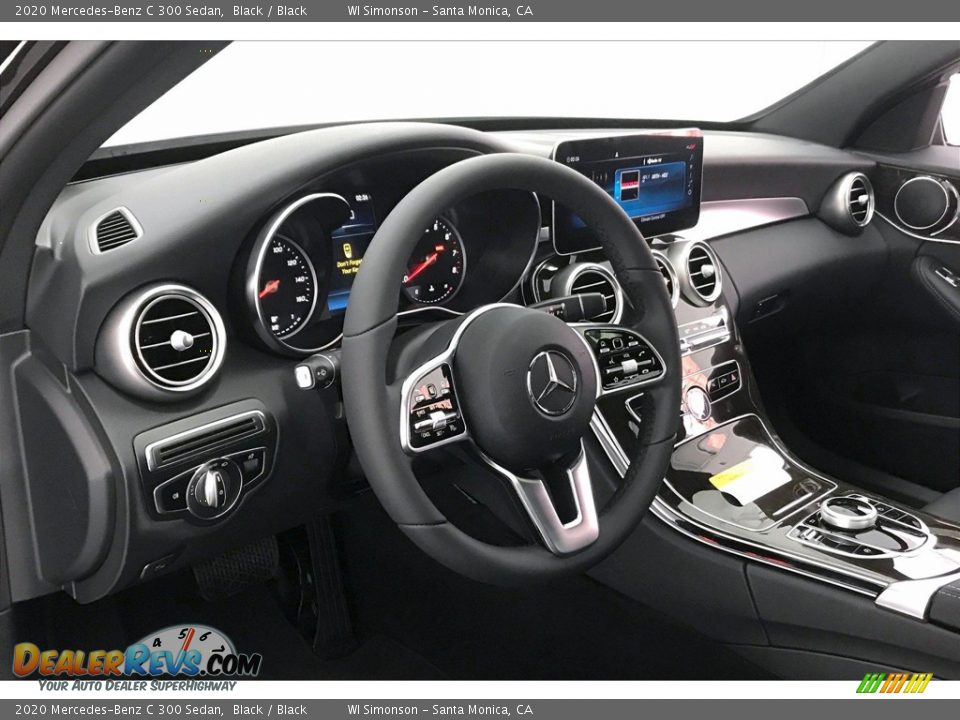 2020 Mercedes-Benz C 300 Sedan Black / Black Photo #4