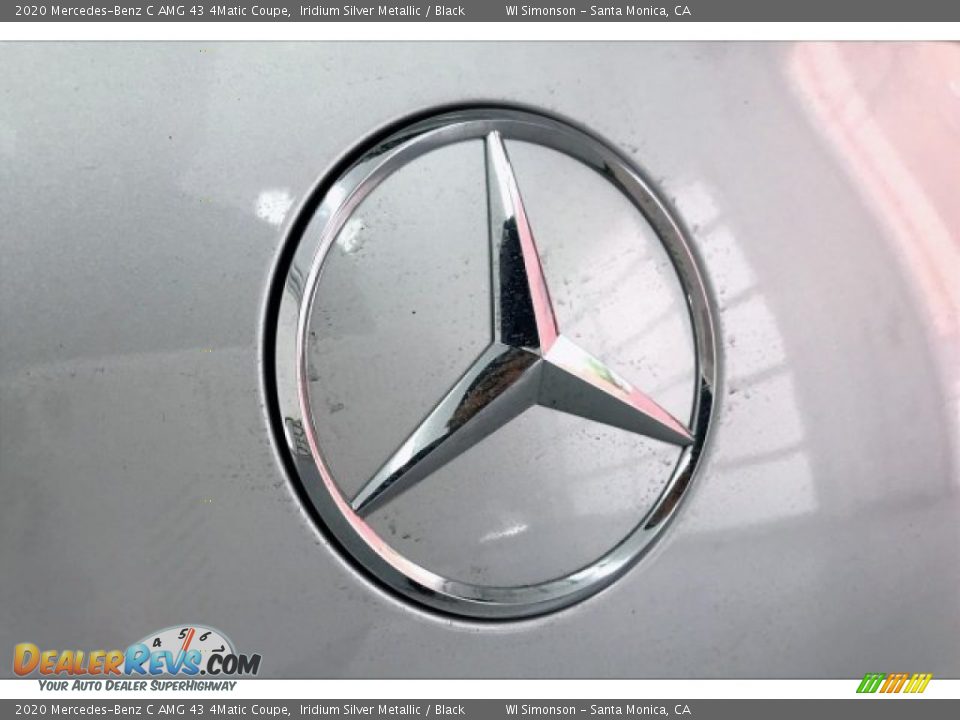 2020 Mercedes-Benz C AMG 43 4Matic Coupe Iridium Silver Metallic / Black Photo #7