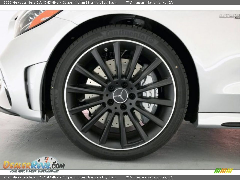 2020 Mercedes-Benz C AMG 43 4Matic Coupe Iridium Silver Metallic / Black Photo #8