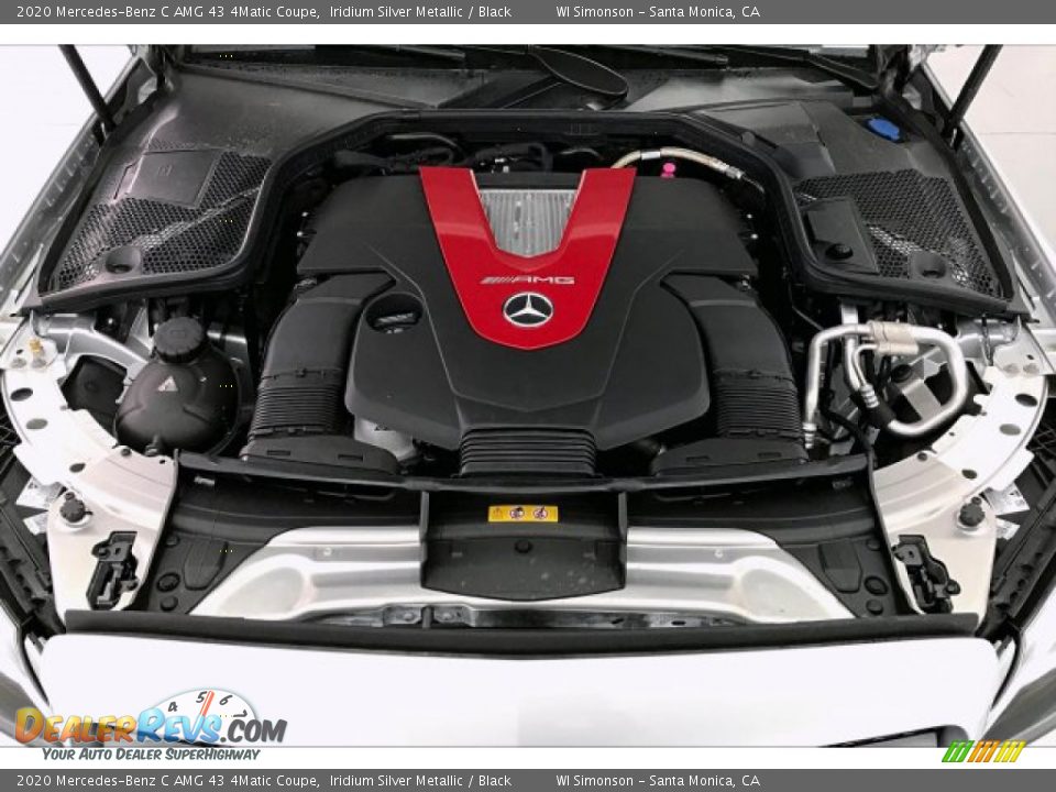 2020 Mercedes-Benz C AMG 43 4Matic Coupe Iridium Silver Metallic / Black Photo #9