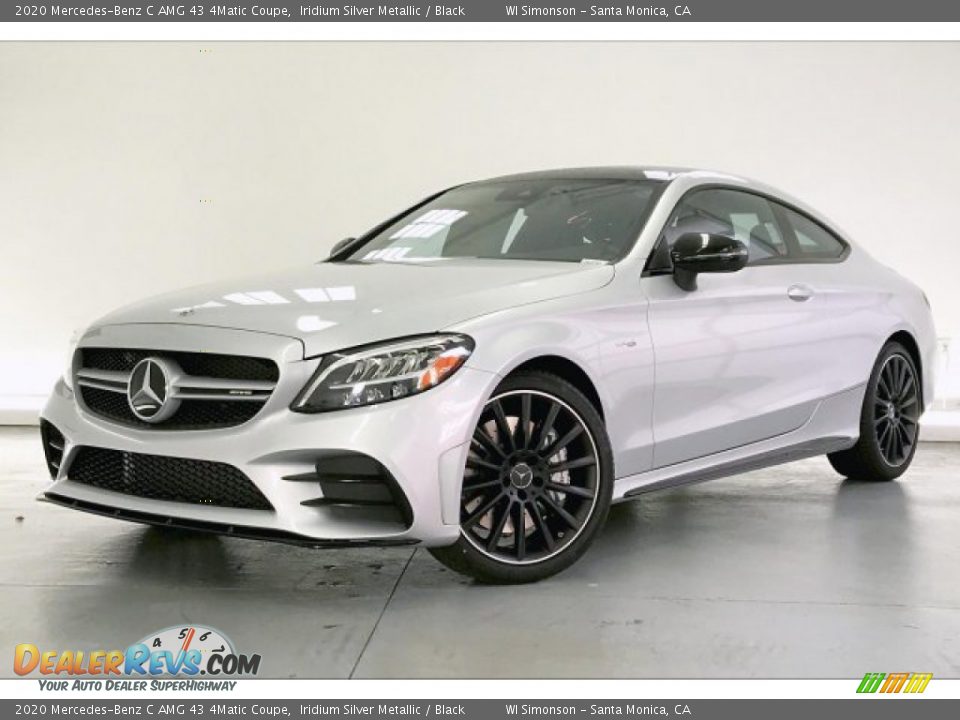 Front 3/4 View of 2020 Mercedes-Benz C AMG 43 4Matic Coupe Photo #12