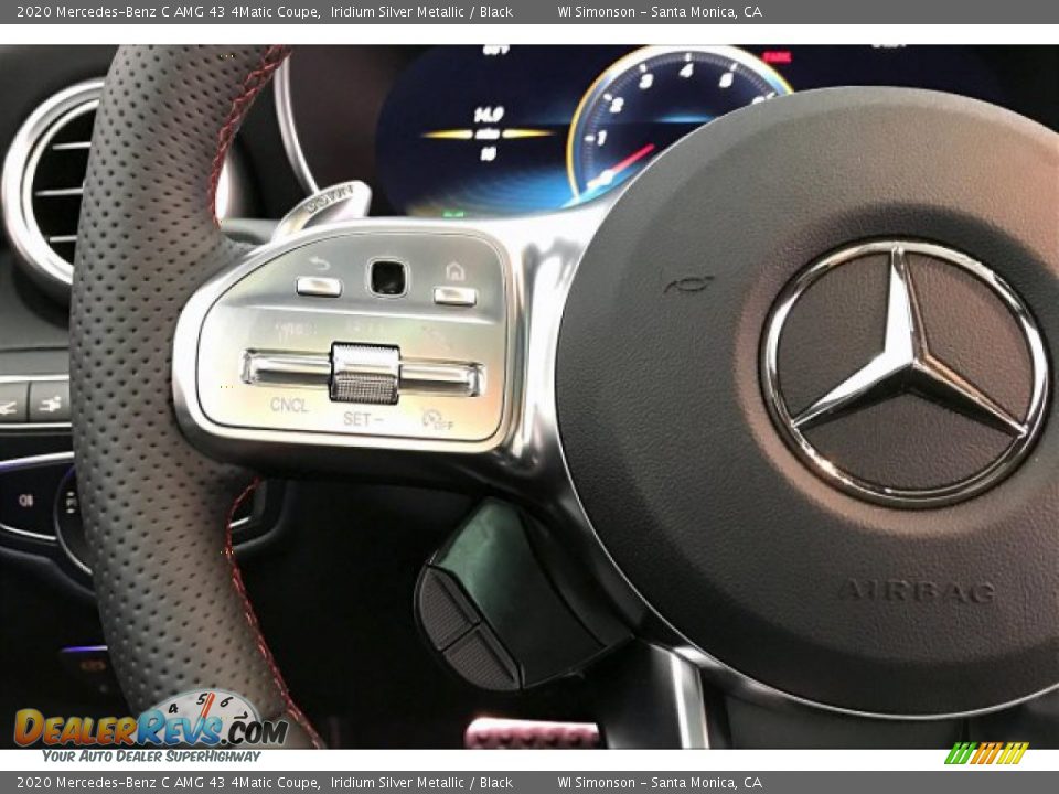 2020 Mercedes-Benz C AMG 43 4Matic Coupe Steering Wheel Photo #18