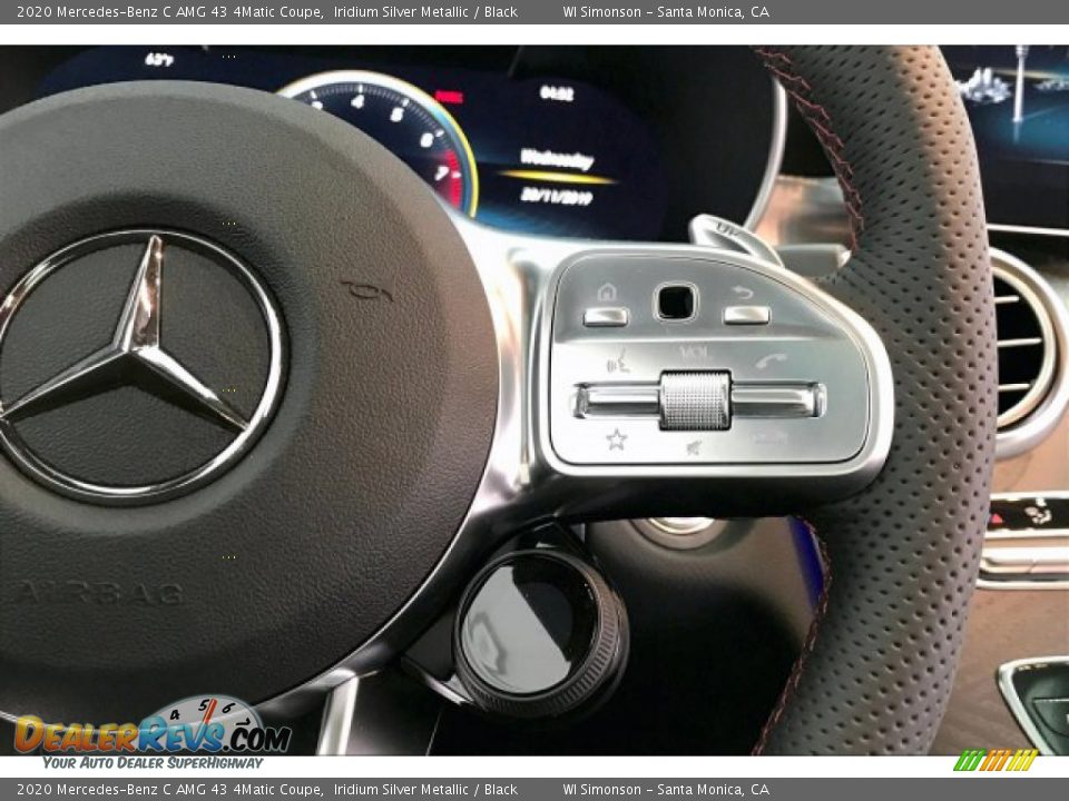 2020 Mercedes-Benz C AMG 43 4Matic Coupe Steering Wheel Photo #19