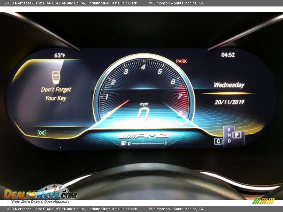 2020 Mercedes-Benz C AMG 43 4Matic Coupe Gauges Photo #20