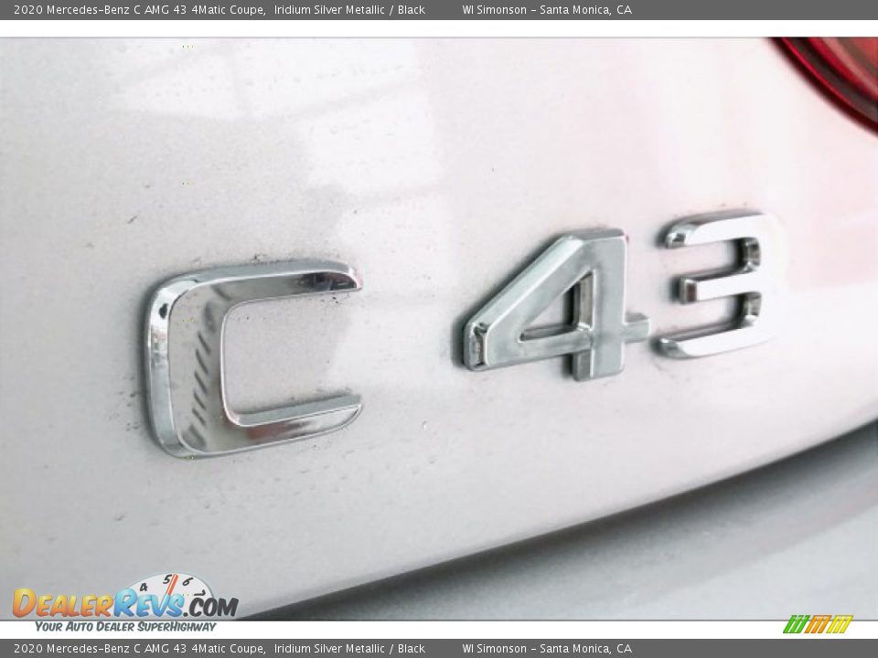 2020 Mercedes-Benz C AMG 43 4Matic Coupe Iridium Silver Metallic / Black Photo #27