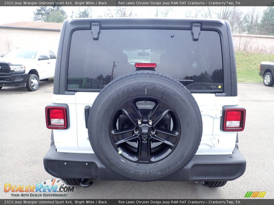 2020 Jeep Wrangler Unlimited Sport 4x4 Bright White / Black Photo #4