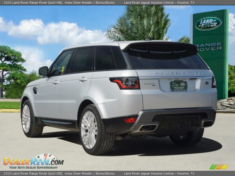 2020 Land Rover Range Rover Sport HSE Indus Silver Metallic / Ebony/Ebony Photo #4