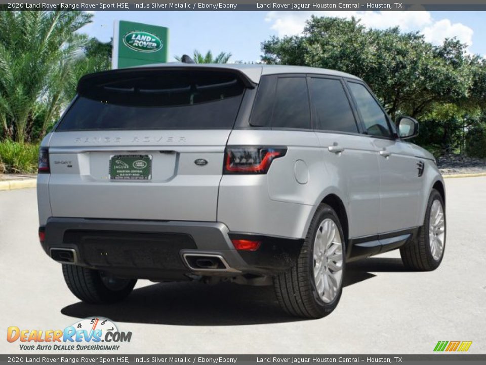 2020 Land Rover Range Rover Sport HSE Indus Silver Metallic / Ebony/Ebony Photo #5