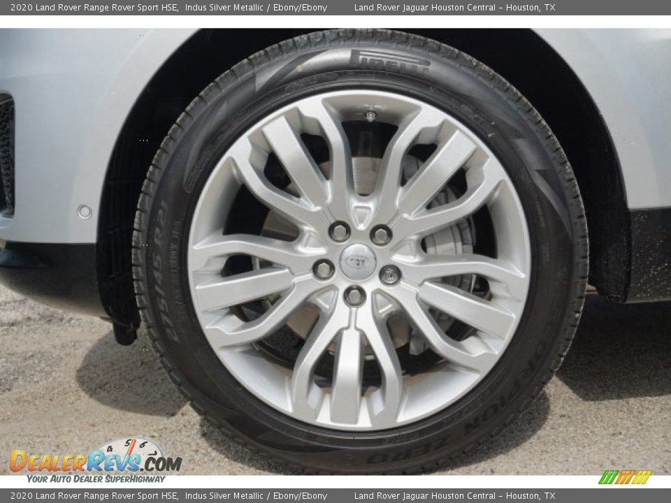 2020 Land Rover Range Rover Sport HSE Indus Silver Metallic / Ebony/Ebony Photo #7