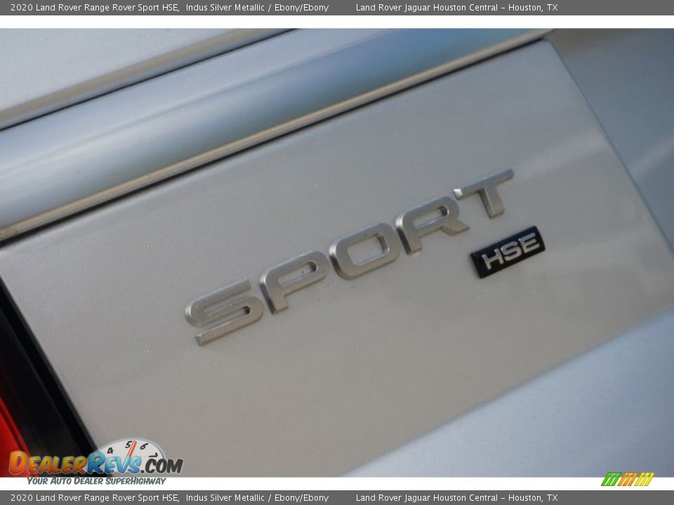 2020 Land Rover Range Rover Sport HSE Indus Silver Metallic / Ebony/Ebony Photo #9