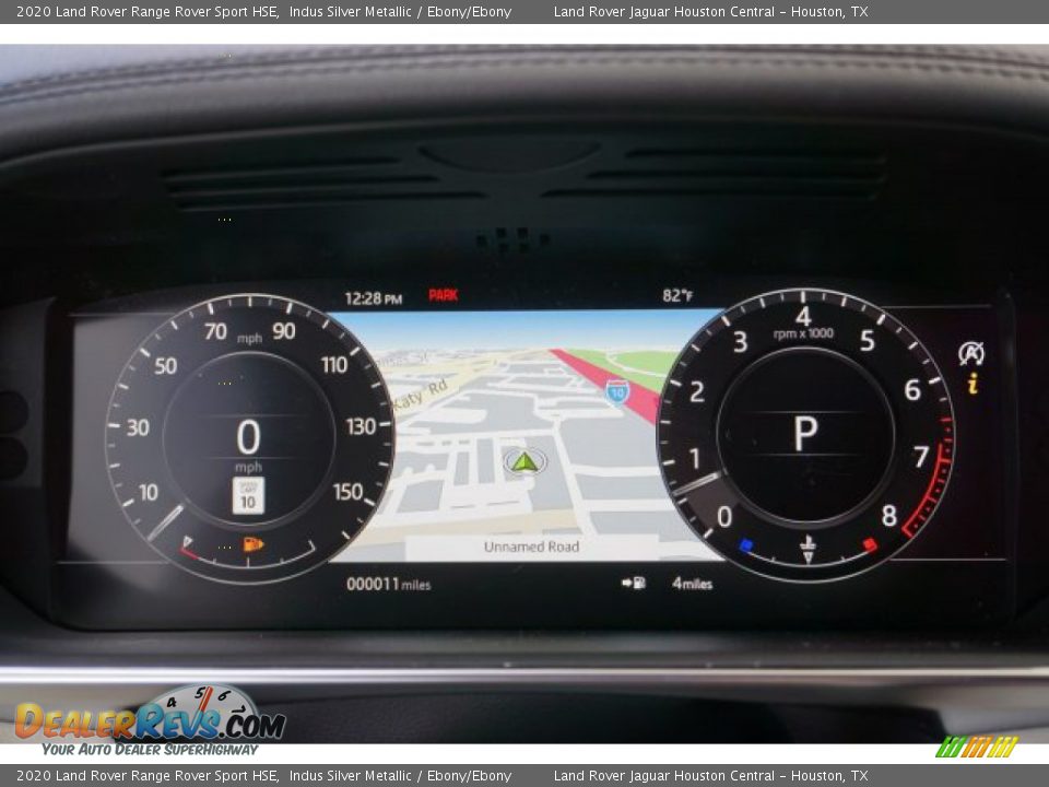 2020 Land Rover Range Rover Sport HSE Indus Silver Metallic / Ebony/Ebony Photo #12