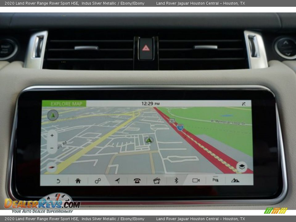 2020 Land Rover Range Rover Sport HSE Indus Silver Metallic / Ebony/Ebony Photo #13