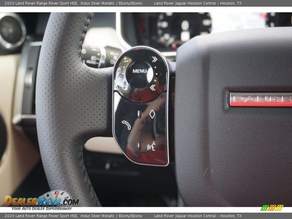 2020 Land Rover Range Rover Sport HSE Indus Silver Metallic / Ebony/Ebony Photo #26