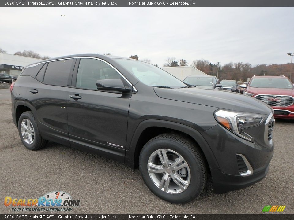 2020 GMC Terrain SLE AWD Graphite Gray Metallic / Jet Black Photo #3