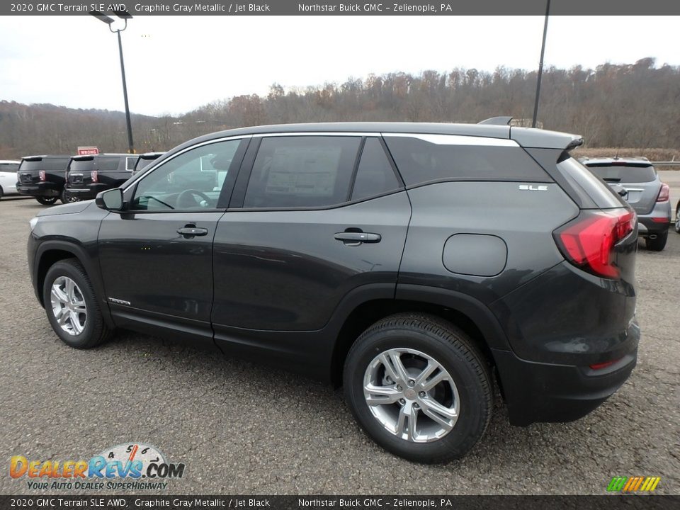 2020 GMC Terrain SLE AWD Graphite Gray Metallic / Jet Black Photo #8