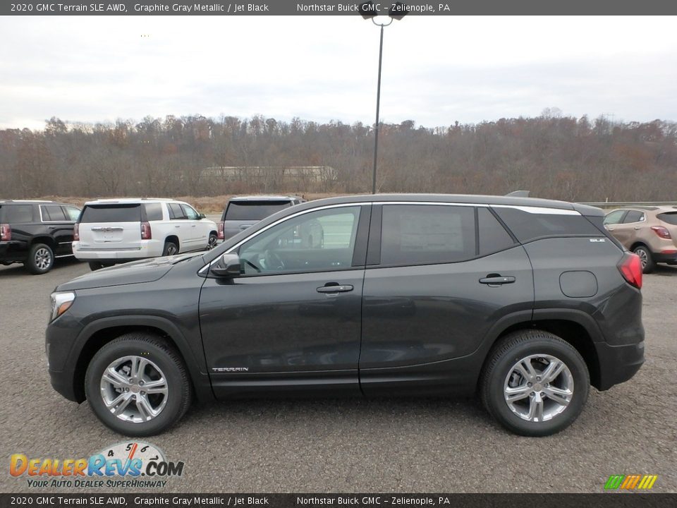 2020 GMC Terrain SLE AWD Graphite Gray Metallic / Jet Black Photo #9