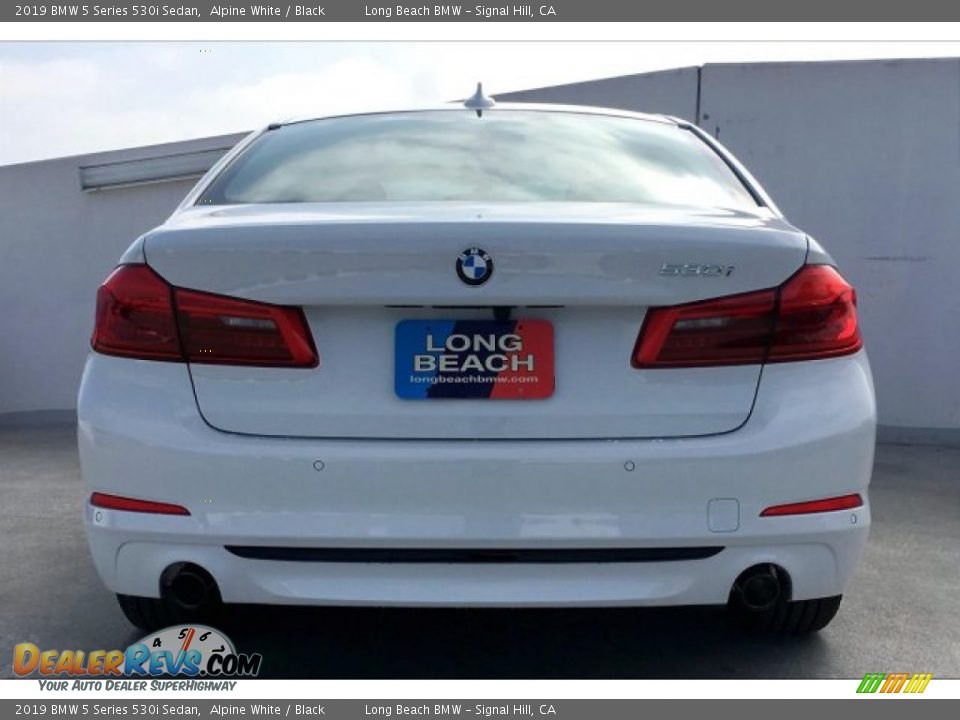 2019 BMW 5 Series 530i Sedan Alpine White / Black Photo #3