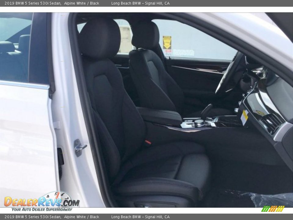 2019 BMW 5 Series 530i Sedan Alpine White / Black Photo #7
