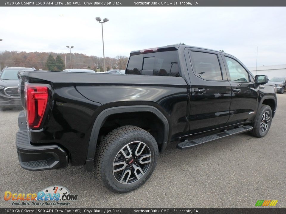 2020 GMC Sierra 1500 AT4 Crew Cab 4WD Onyx Black / Jet Black Photo #5