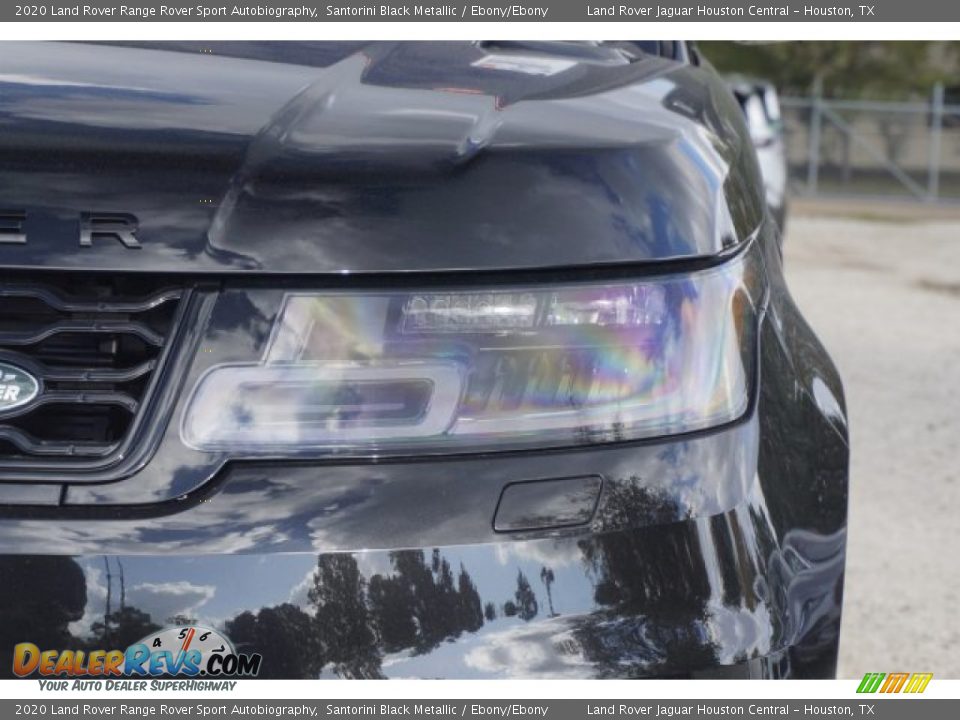 2020 Land Rover Range Rover Sport Autobiography Santorini Black Metallic / Ebony/Ebony Photo #7