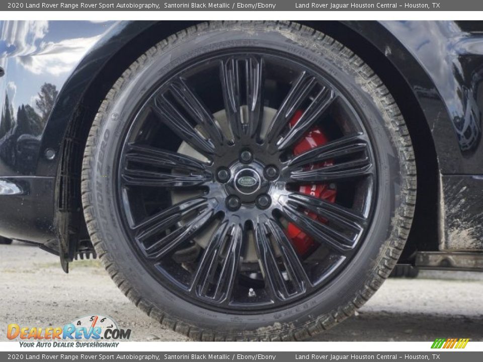 2020 Land Rover Range Rover Sport Autobiography Santorini Black Metallic / Ebony/Ebony Photo #8