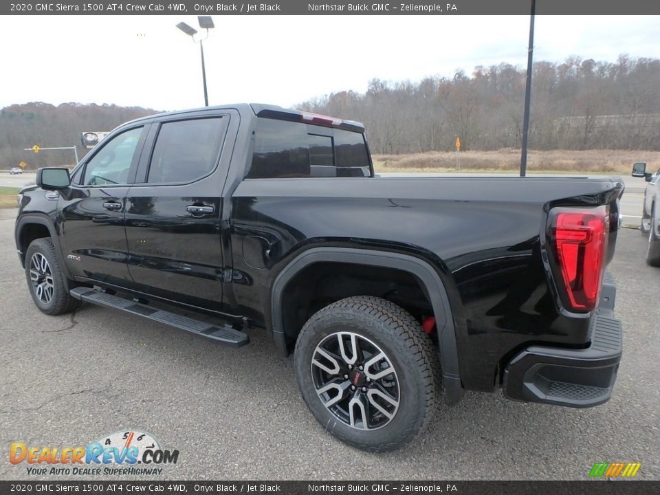 2020 GMC Sierra 1500 AT4 Crew Cab 4WD Onyx Black / Jet Black Photo #7