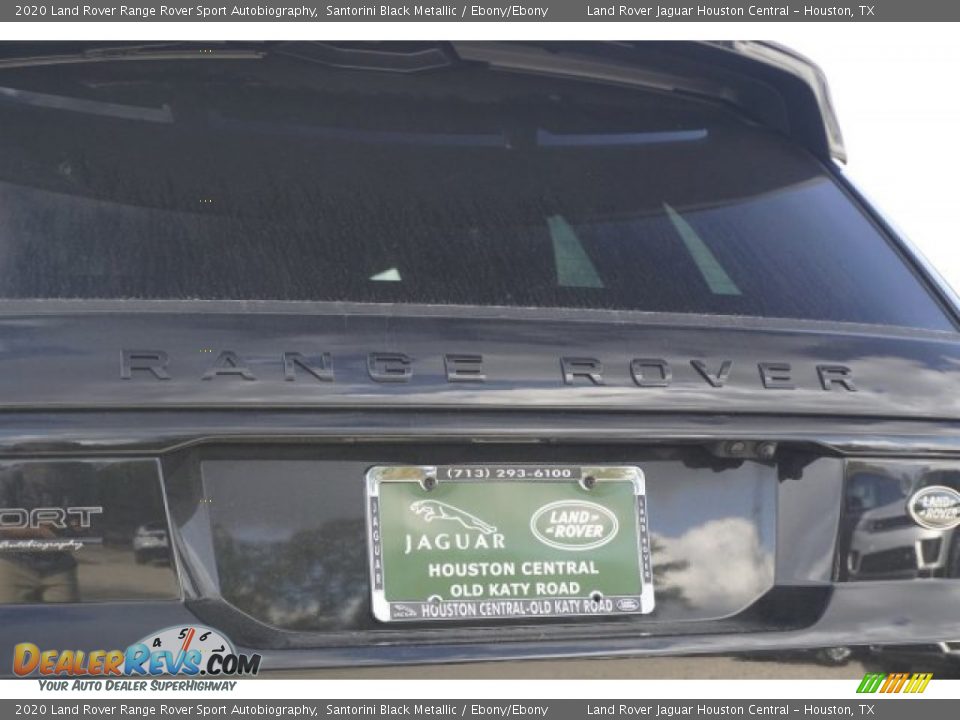 2020 Land Rover Range Rover Sport Autobiography Santorini Black Metallic / Ebony/Ebony Photo #9