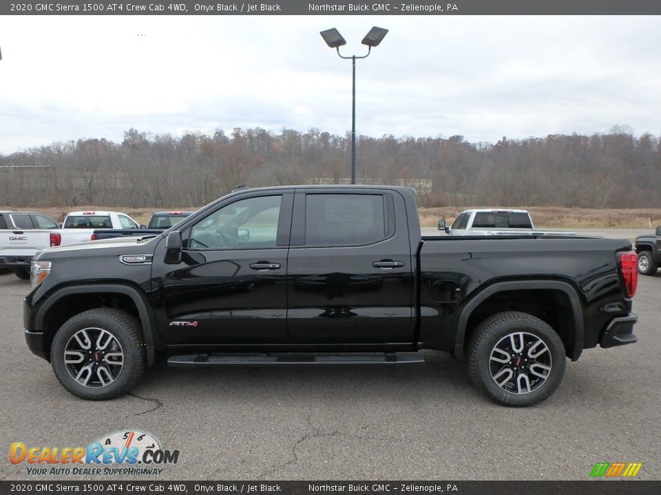 2020 GMC Sierra 1500 AT4 Crew Cab 4WD Onyx Black / Jet Black Photo #8