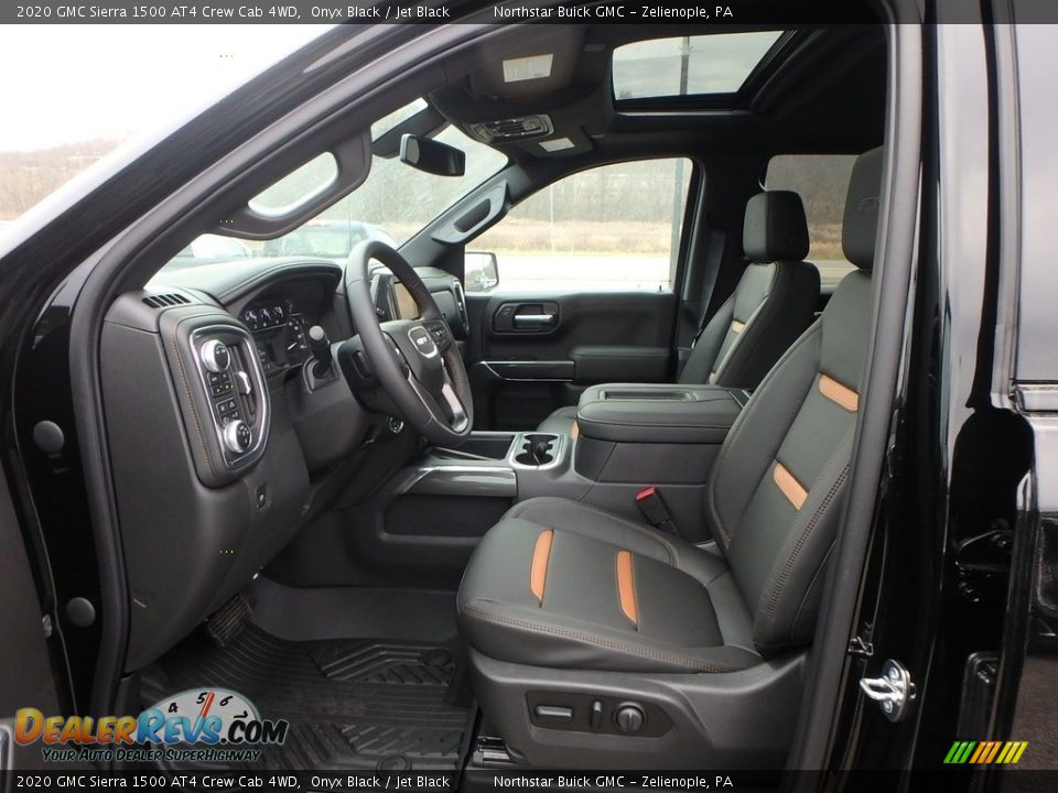 Front Seat of 2020 GMC Sierra 1500 AT4 Crew Cab 4WD Photo #12