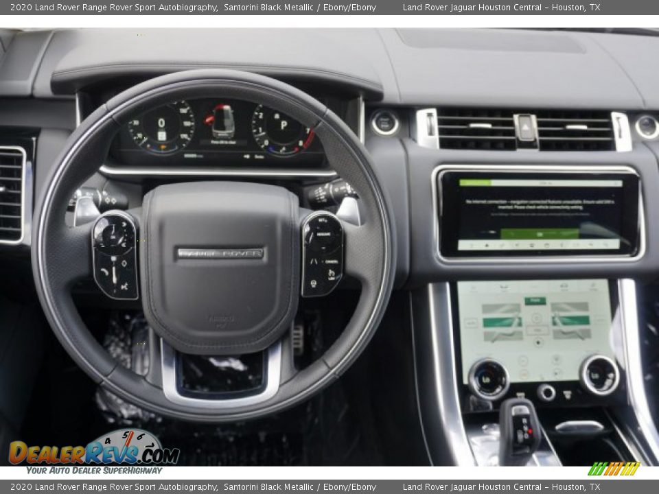 2020 Land Rover Range Rover Sport Autobiography Santorini Black Metallic / Ebony/Ebony Photo #26