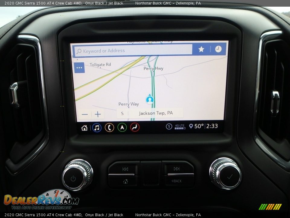 Navigation of 2020 GMC Sierra 1500 AT4 Crew Cab 4WD Photo #18