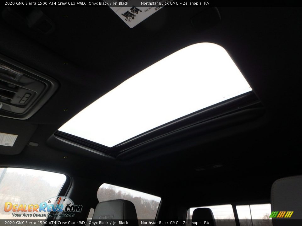2020 GMC Sierra 1500 AT4 Crew Cab 4WD Onyx Black / Jet Black Photo #20