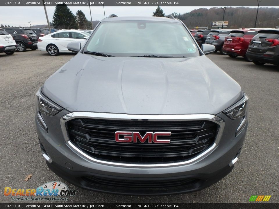 2020 GMC Terrain SLE AWD Satin Steel Metallic / Jet Black Photo #2