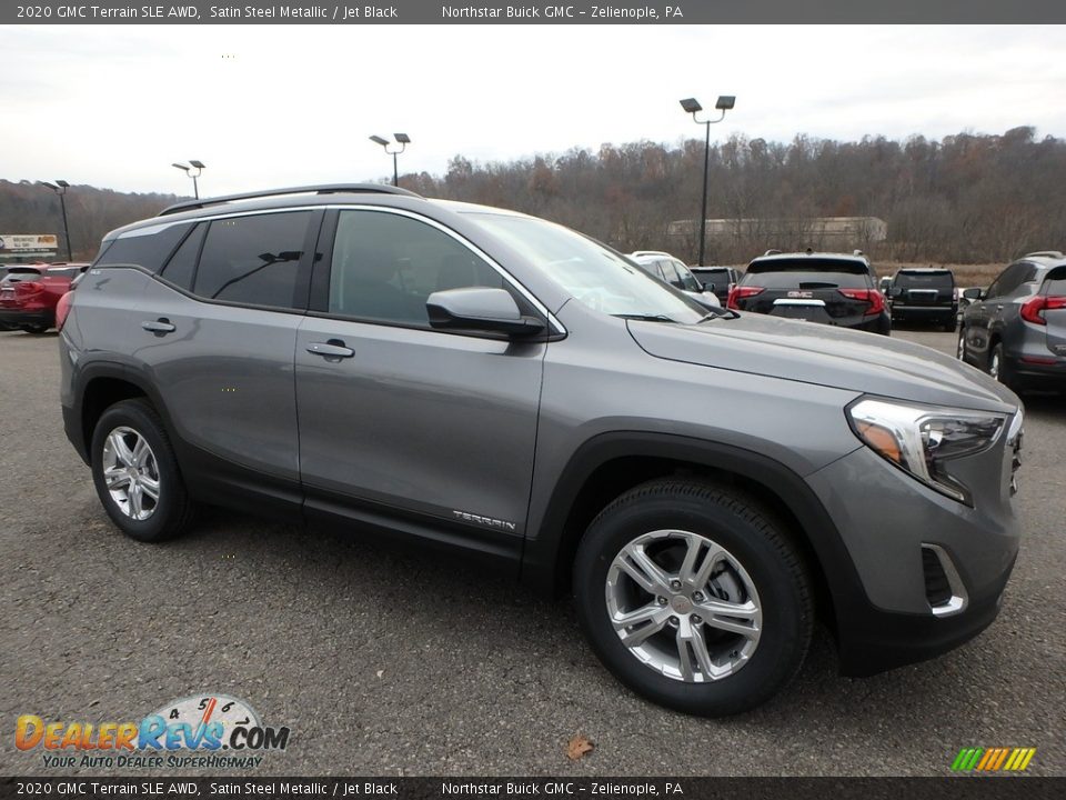 2020 GMC Terrain SLE AWD Satin Steel Metallic / Jet Black Photo #3