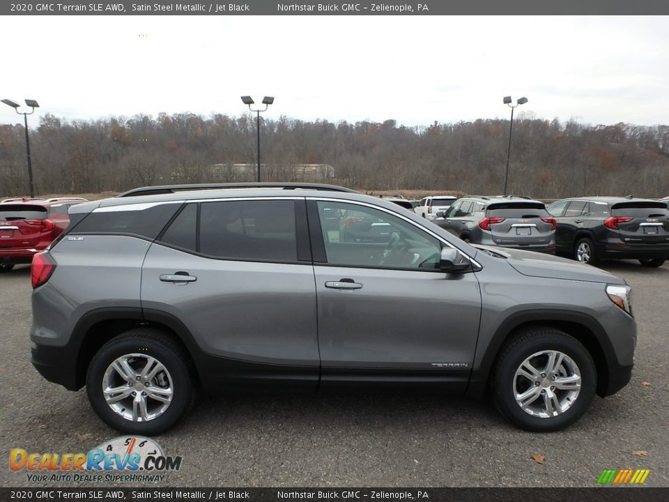 2020 GMC Terrain SLE AWD Satin Steel Metallic / Jet Black Photo #4