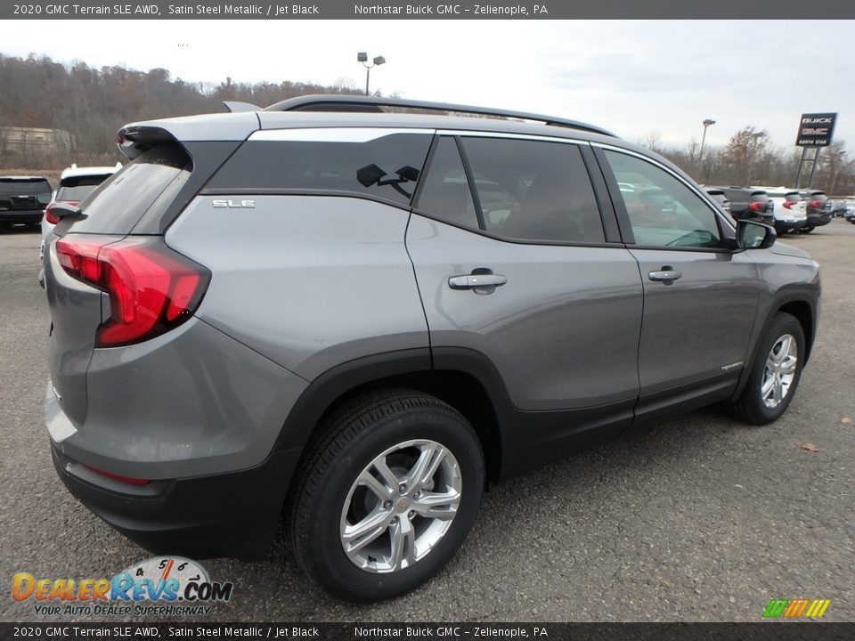2020 GMC Terrain SLE AWD Satin Steel Metallic / Jet Black Photo #5