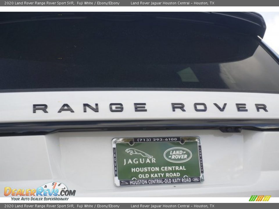 2020 Land Rover Range Rover Sport SVR Fuji White / Ebony/Ebony Photo #9