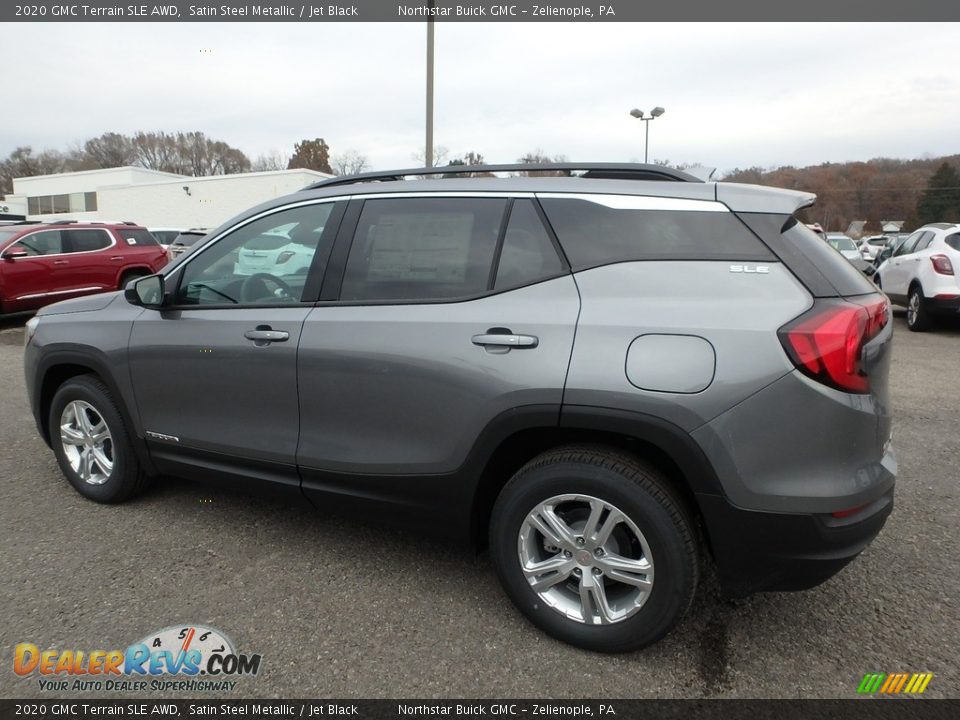 2020 GMC Terrain SLE AWD Satin Steel Metallic / Jet Black Photo #8