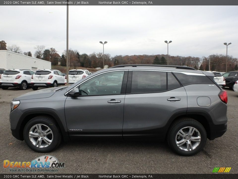 2020 GMC Terrain SLE AWD Satin Steel Metallic / Jet Black Photo #9