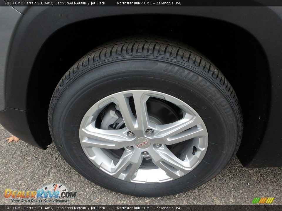 2020 GMC Terrain SLE AWD Satin Steel Metallic / Jet Black Photo #10