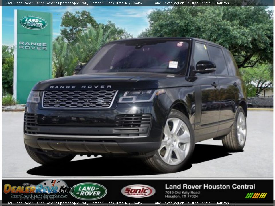 2020 Land Rover Range Rover Supercharged LWB Santorini Black Metallic / Ebony Photo #1