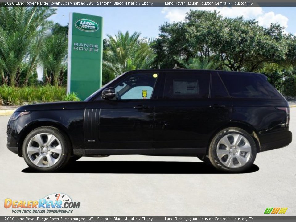 2020 Land Rover Range Rover Supercharged LWB Santorini Black Metallic / Ebony Photo #3