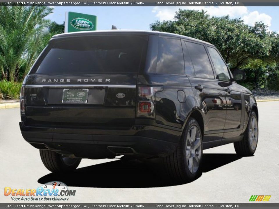 2020 Land Rover Range Rover Supercharged LWB Santorini Black Metallic / Ebony Photo #4