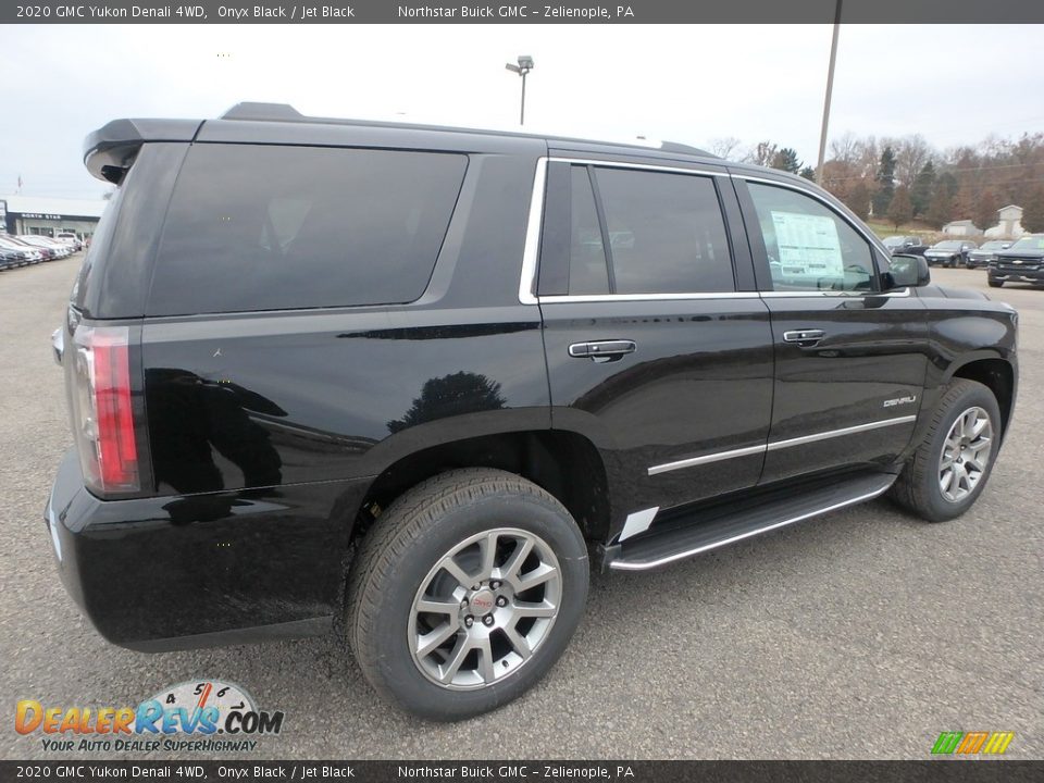 2020 GMC Yukon Denali 4WD Onyx Black / Jet Black Photo #5