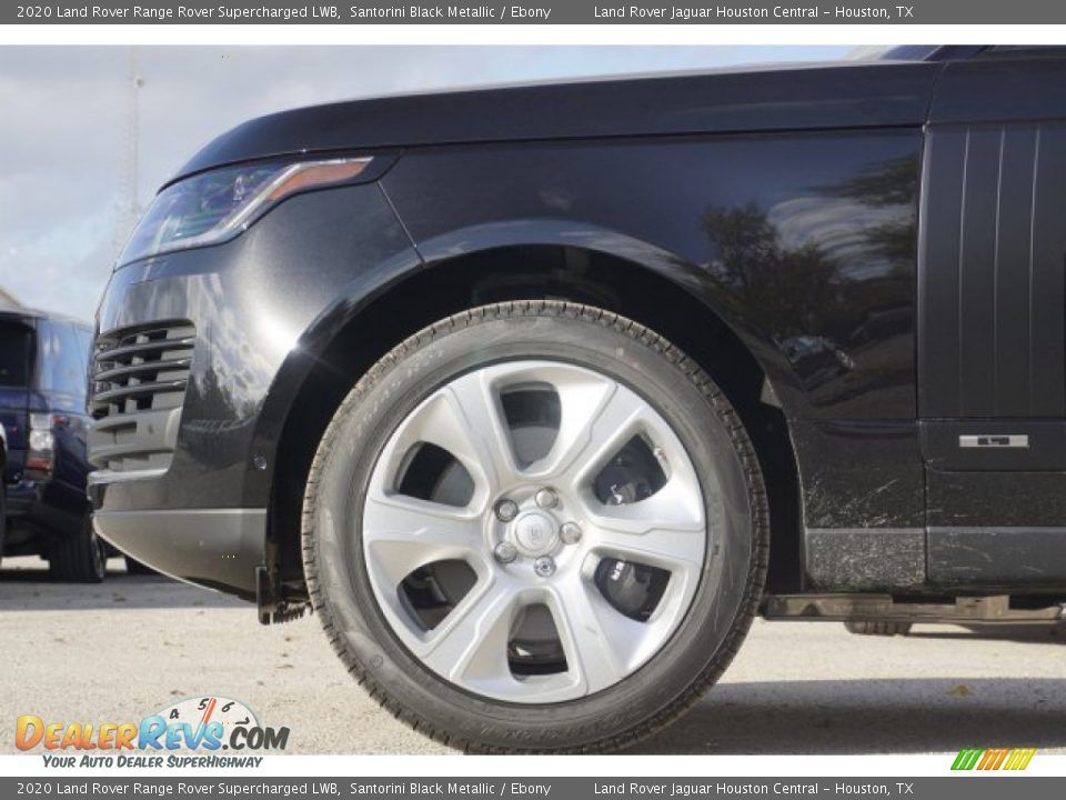 2020 Land Rover Range Rover Supercharged LWB Santorini Black Metallic / Ebony Photo #6