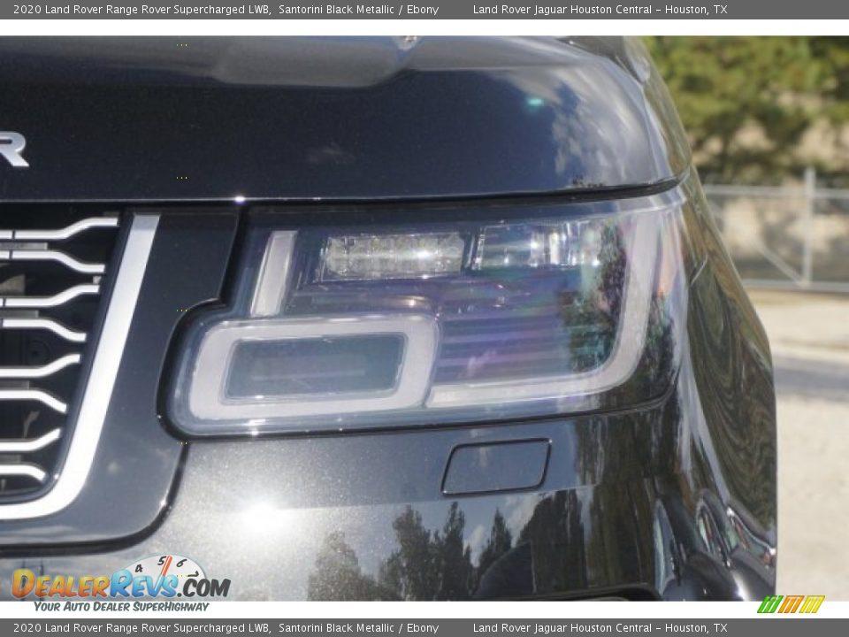 2020 Land Rover Range Rover Supercharged LWB Santorini Black Metallic / Ebony Photo #7