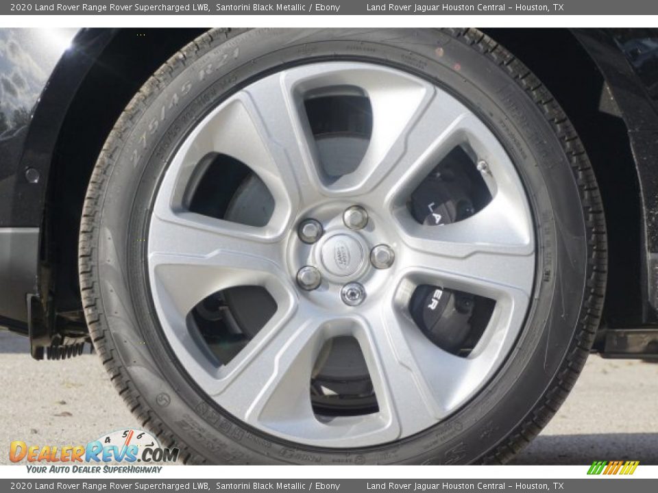 2020 Land Rover Range Rover Supercharged LWB Santorini Black Metallic / Ebony Photo #8